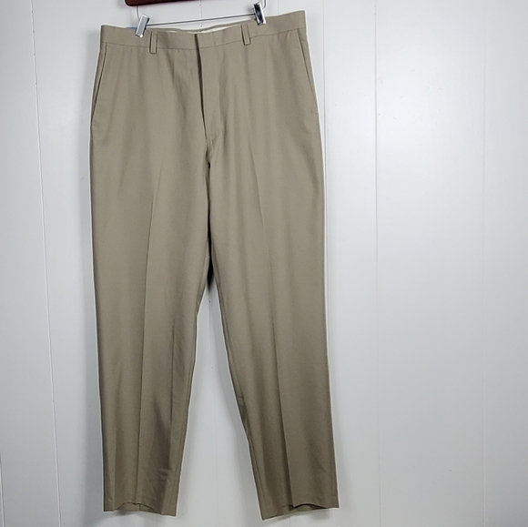 NWT Kenneth Cole Reaction khaki trouser pants 38× 34 - Picture 7 of 13
